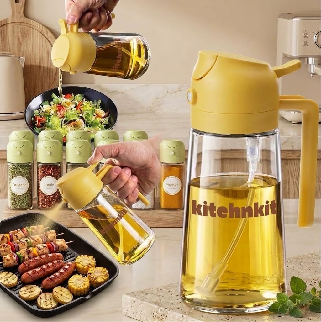 2-in-1 Oil Spray Bottle by kitchnkit